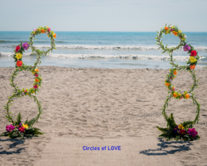 Beach wedding arches melbourne beach florida