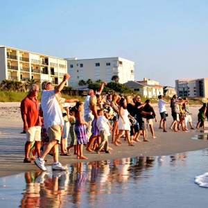 Shell ceremony cocoa beach